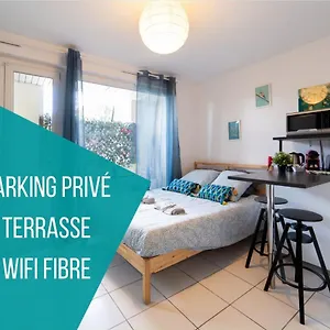La Terrasse St Michel - Parking -métro - Bus Apartamento